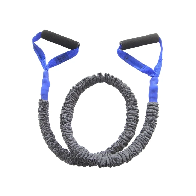 Fitness Pilates Exercise Bands with Protective Nylon Sleeves Anti-Snap Pull-Up and Stretching Resistance Tube Bands