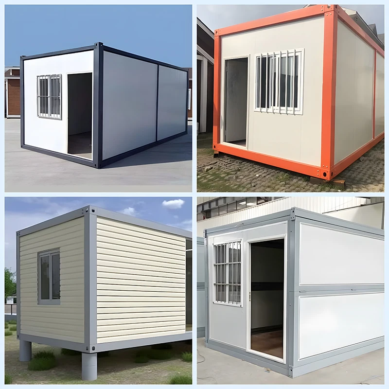 Modular Prefabricated House Mini Modular Homes 20FT Portable Prefabricated Dormitory Living Office Folding Container House