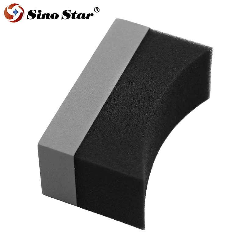 1/2 шт. высокой плотности пены EVA губка U-Shape форме благодаря чему создается ощущение невесомости с шин кисть инструмент воск Полировочный состав аксессуары ARC