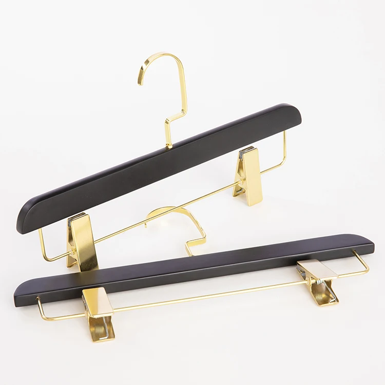 High quality luxury durable custom heavy duty non-slip wooden clothes coat hanger