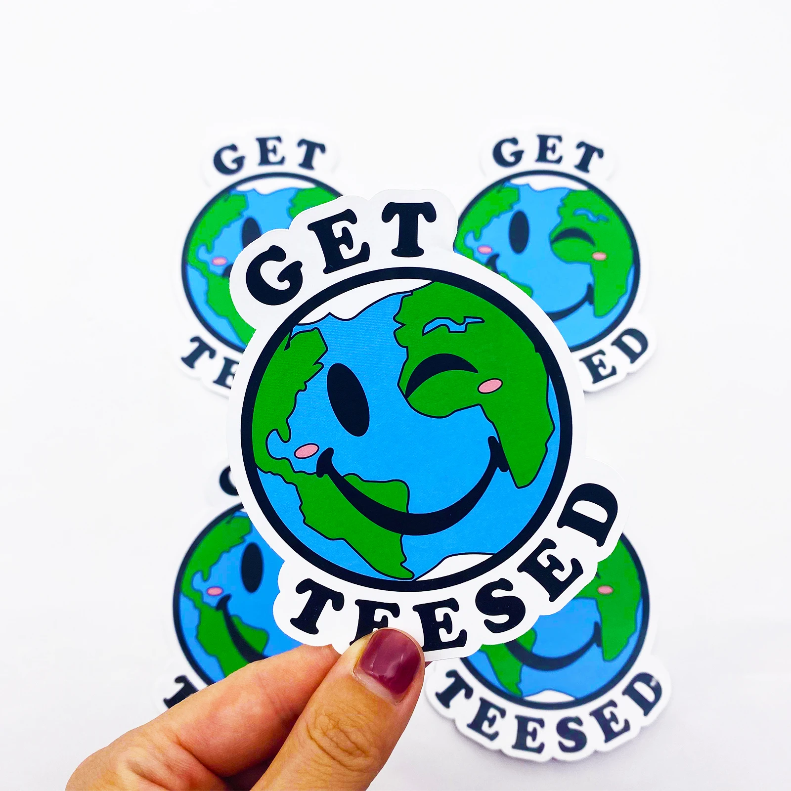 Personalized Stickers Labels Customized die cut Sticker printing Custom Vinyl PVC Self-Adhesive Stickers for Business Logo