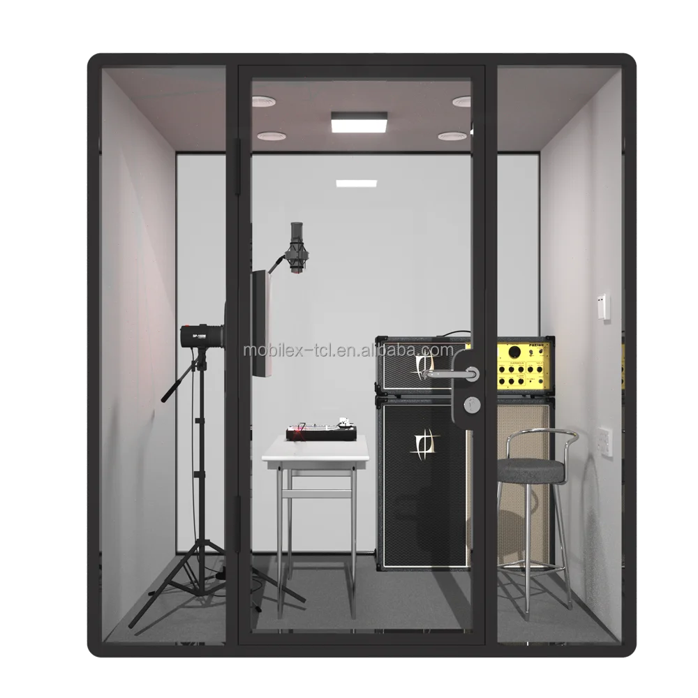 Wholesale UK music practice recording soundproof singing booth