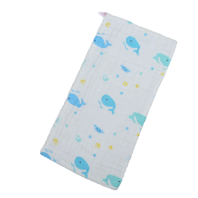 Factory Wholesale Baby Towel Square 6 Layers Personalised Face Machine Washable Six-layer Cotton Yarn Cloth Napkin Comforter