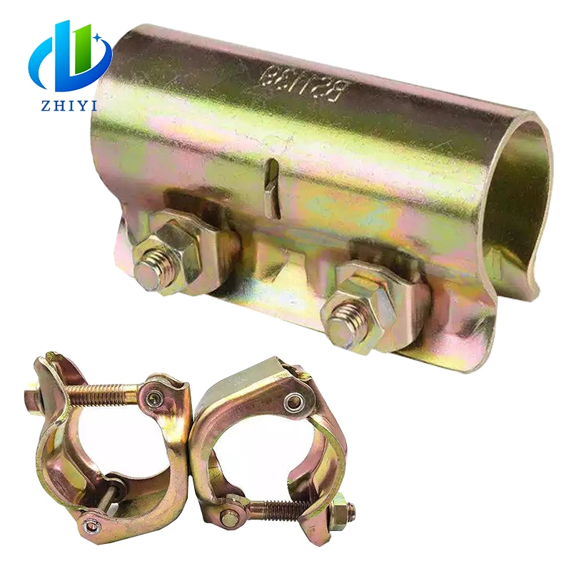 ladder accessories swivel clamp construction double coupler right angle coupler 48.6*48.6mm scaffold builder