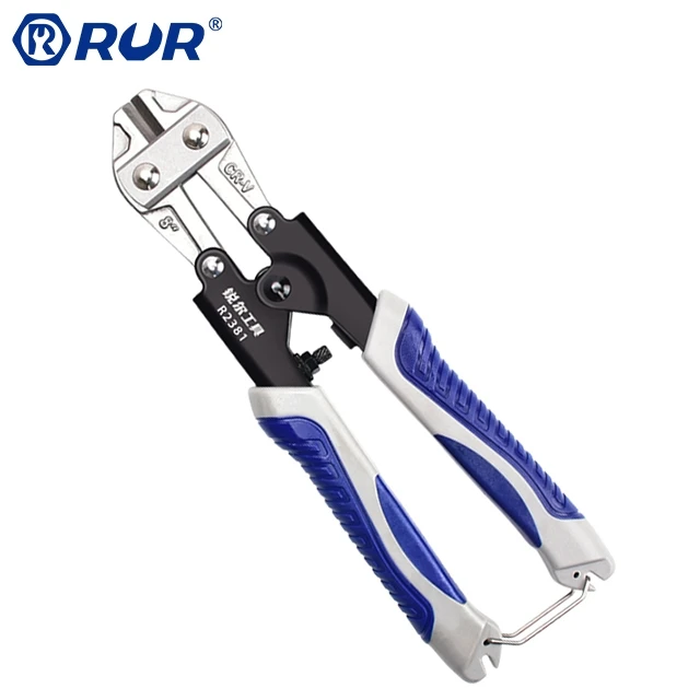 portable 8 inches Mini Chrome Vanadium Steel bolt cutter for convenient daily usage