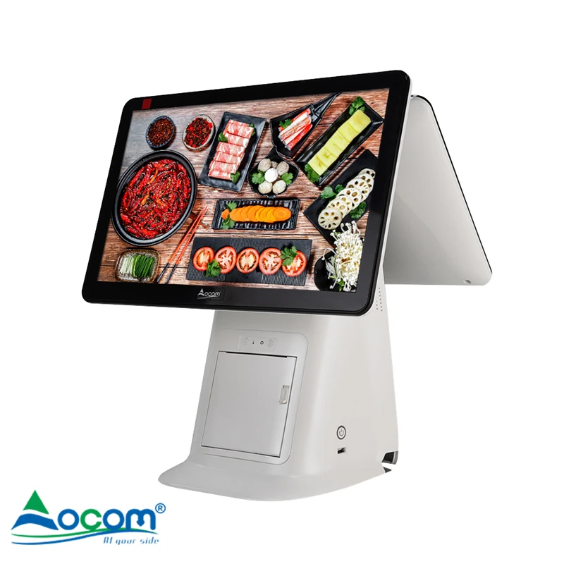 POS-G15 OCOM 8g+128/256 aluminum retail billing cashier printer all in one pos cash register machine pos terminal price