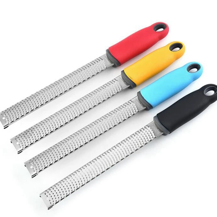 Kitchen Tools Cheese Grater Stainless Lemon Zester Handheld Zesters Graters for Chocolate Parmesan Coconut