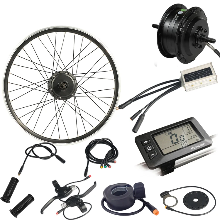 CZJB Factory Direct Sale Sinewave Controller E-Bike Conversion Kit 36V 250W For Electric City Bike