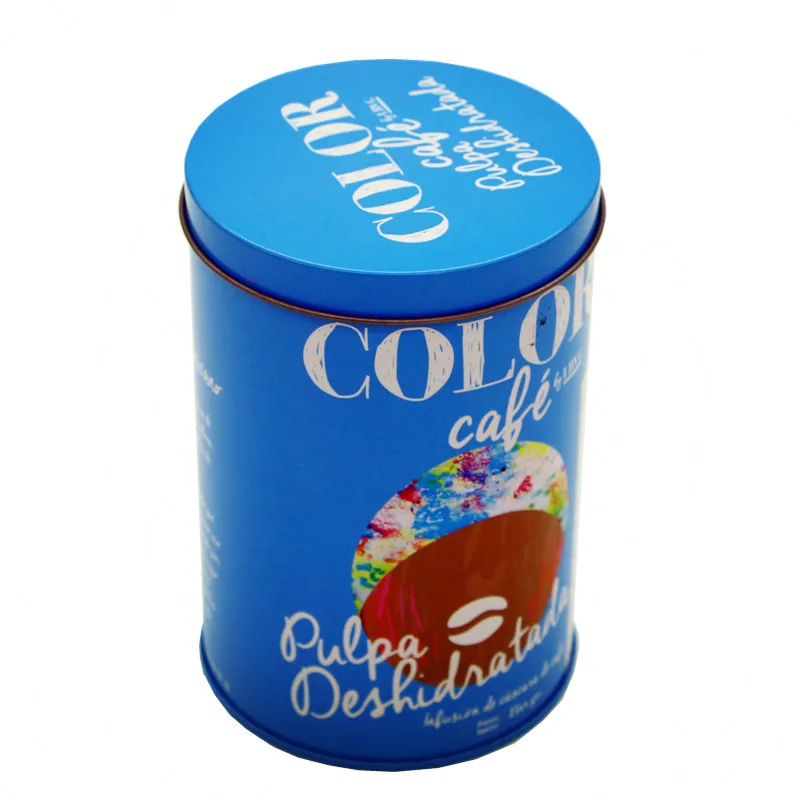 round shaped metal tin can hotsale tinplate box Factory Wholesale Tin Can For Tea Tinplate Ointment Storage Box tin tea