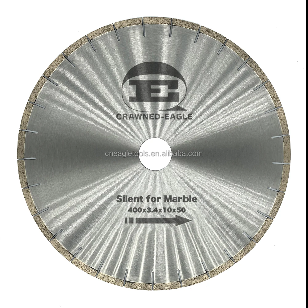 Europe Quality 400mm Diamond Saw Blade for Marble Cutting with Silent Core
