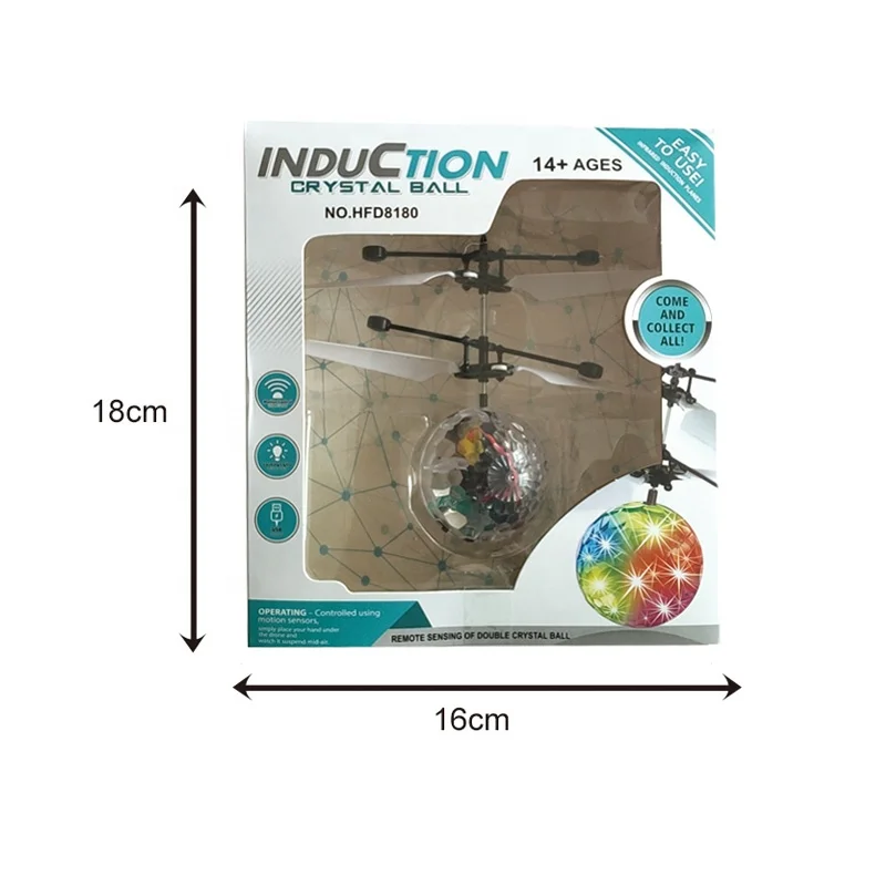 Wholesale Induction Flying Ball Toy Mini Drone Toys With  LED Lights juguetes para ninos Flying Toys