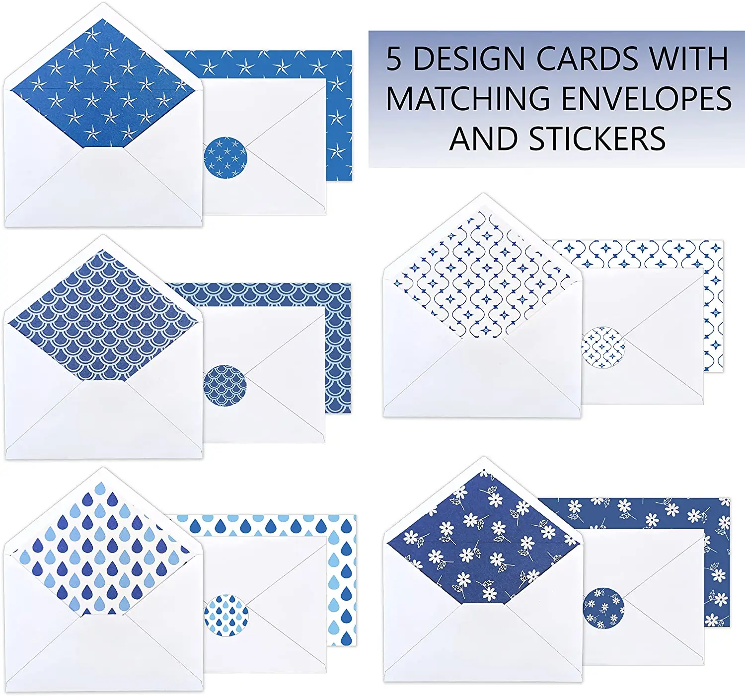 100 All Occasion Assorted Blank Cards Bulk Box Greeting Set Thank You Notes cards thank you cards  All Occasions 4x6 Inch Blank