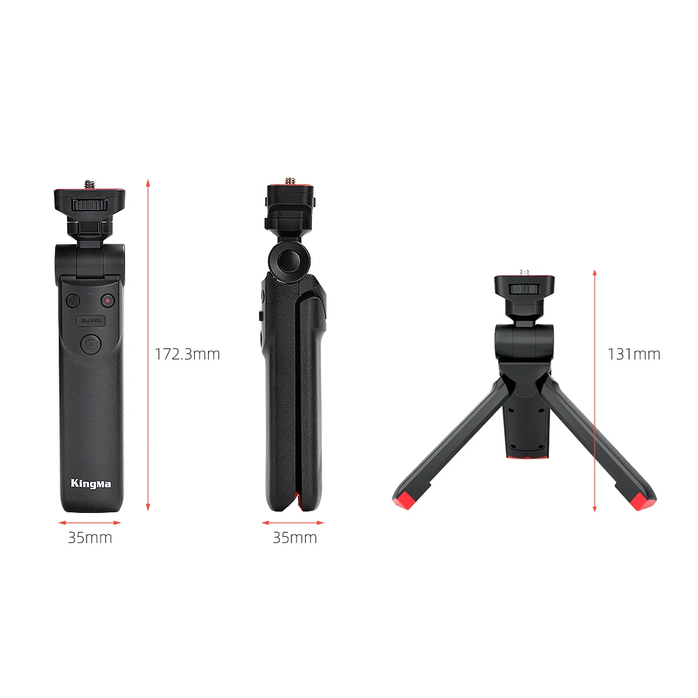 KingMa Mini Portable Shooting Grip Vlog Camera Grip for Vlogger and Video Ideal for Vlogging Pan Camera