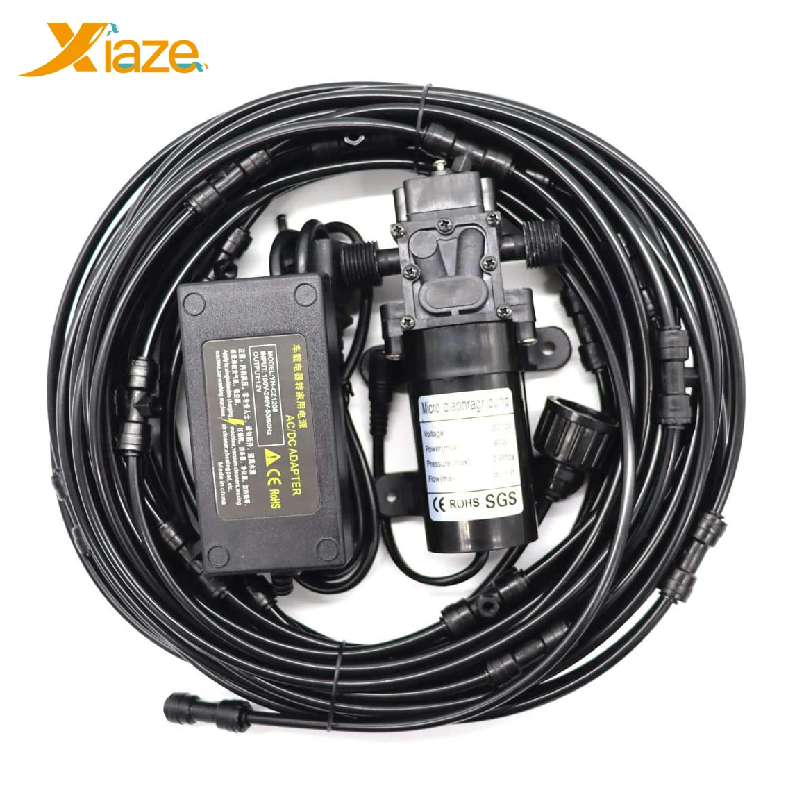 Водяная наружная патио Misters наружная патио самовсасывающий опрыскиватель водный источник питания Bulpure система охлаждения туман насос