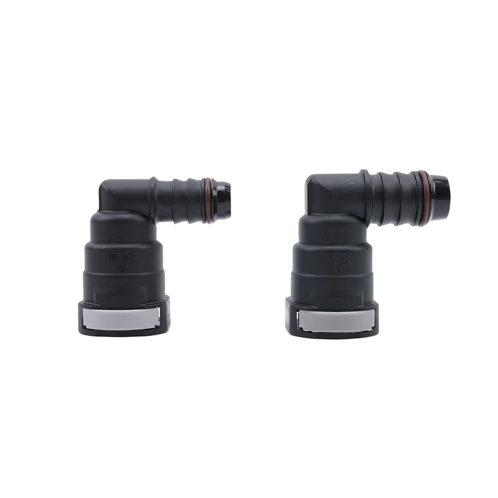 Self-locking buckle of a variety of automobile pipe joint dust cover quick connector