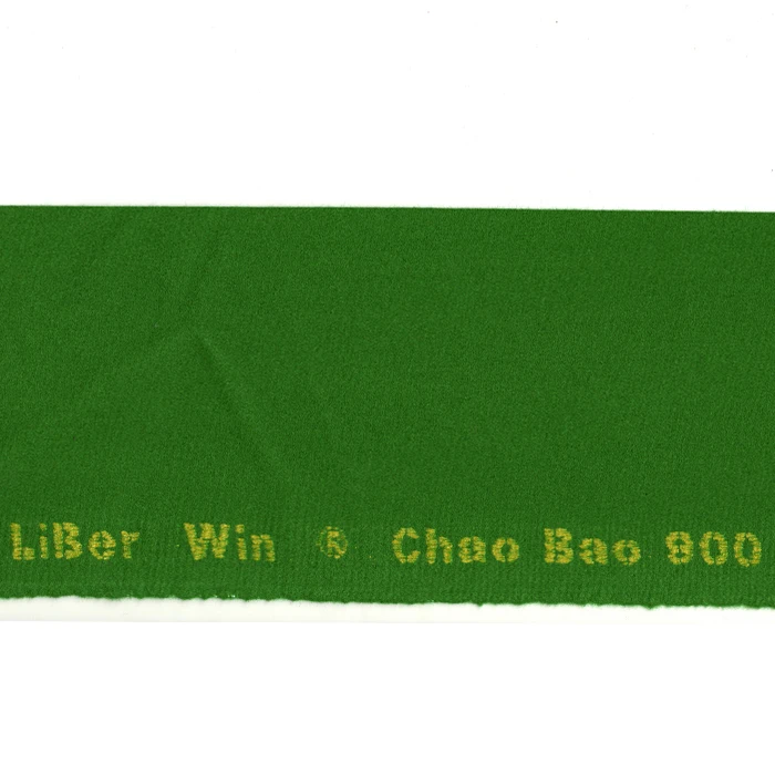 Tournament Liberwin 900 chaobao woolen napped cloth for 12FT snooker table with bed and cushion