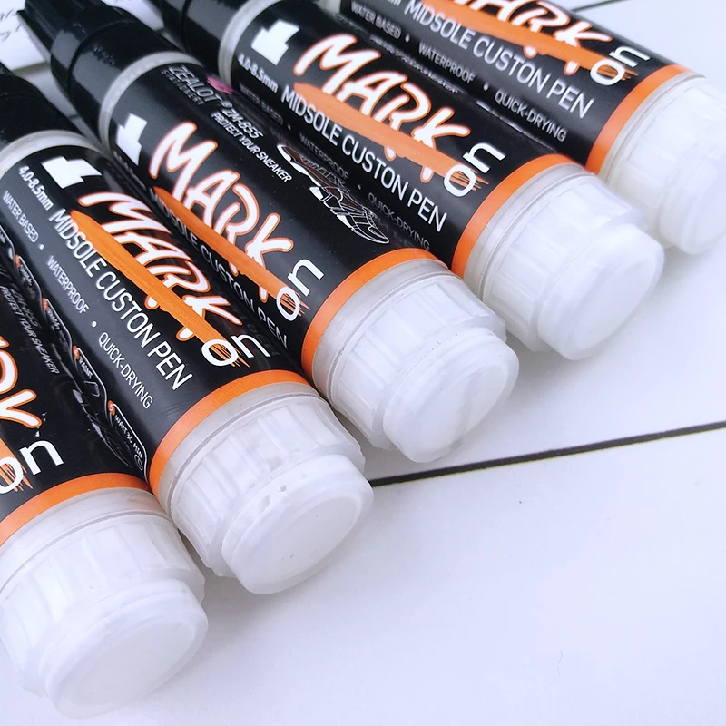 Leather Paint White Midsole Shoes Sole Paint Marker Sneaker Markers Shoe Paint
