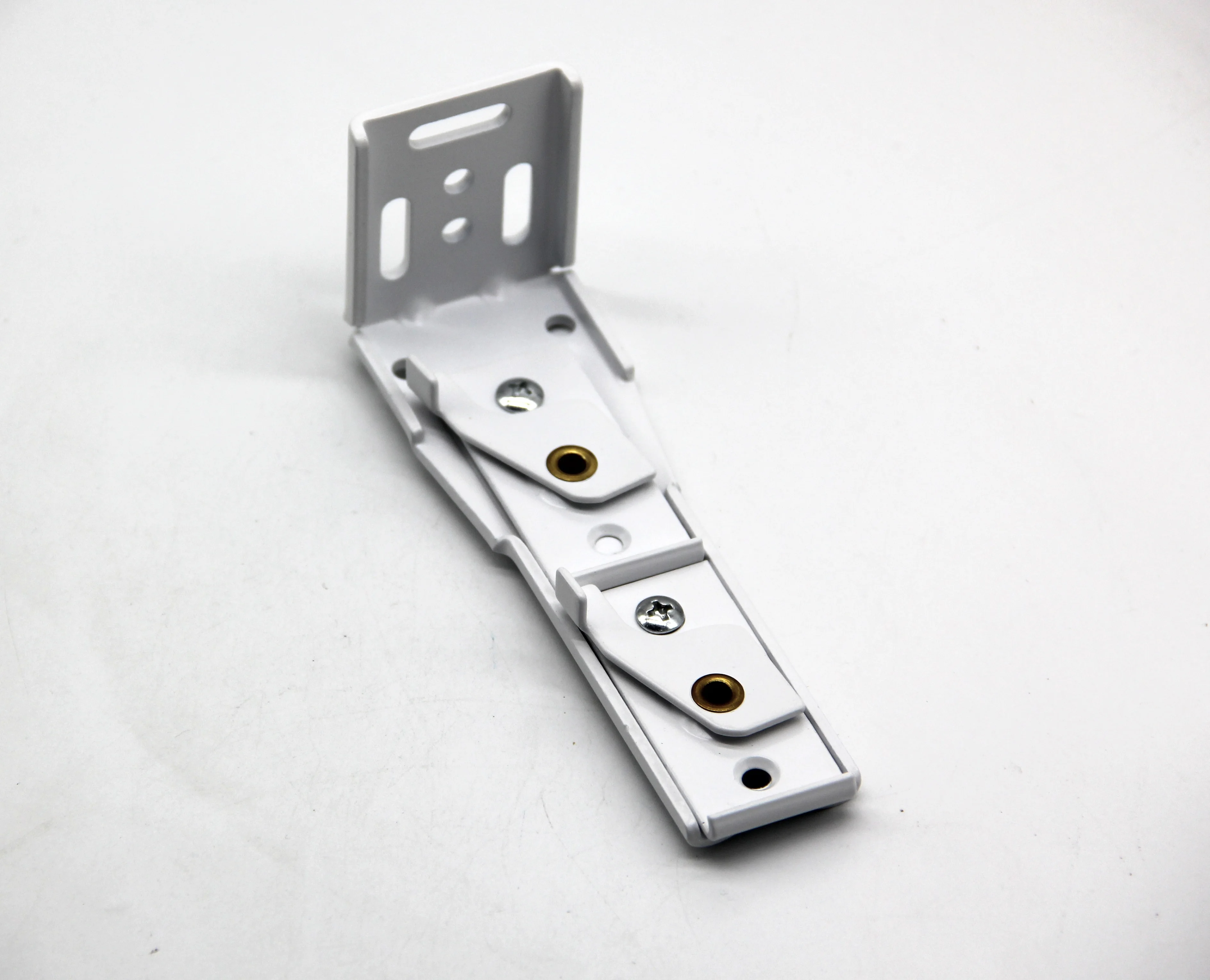 Super Strong Triple Bracket White Exentible Curtain Rail Bracket Iron Wall Fix for wave fold s fold curtain rail ripple fold