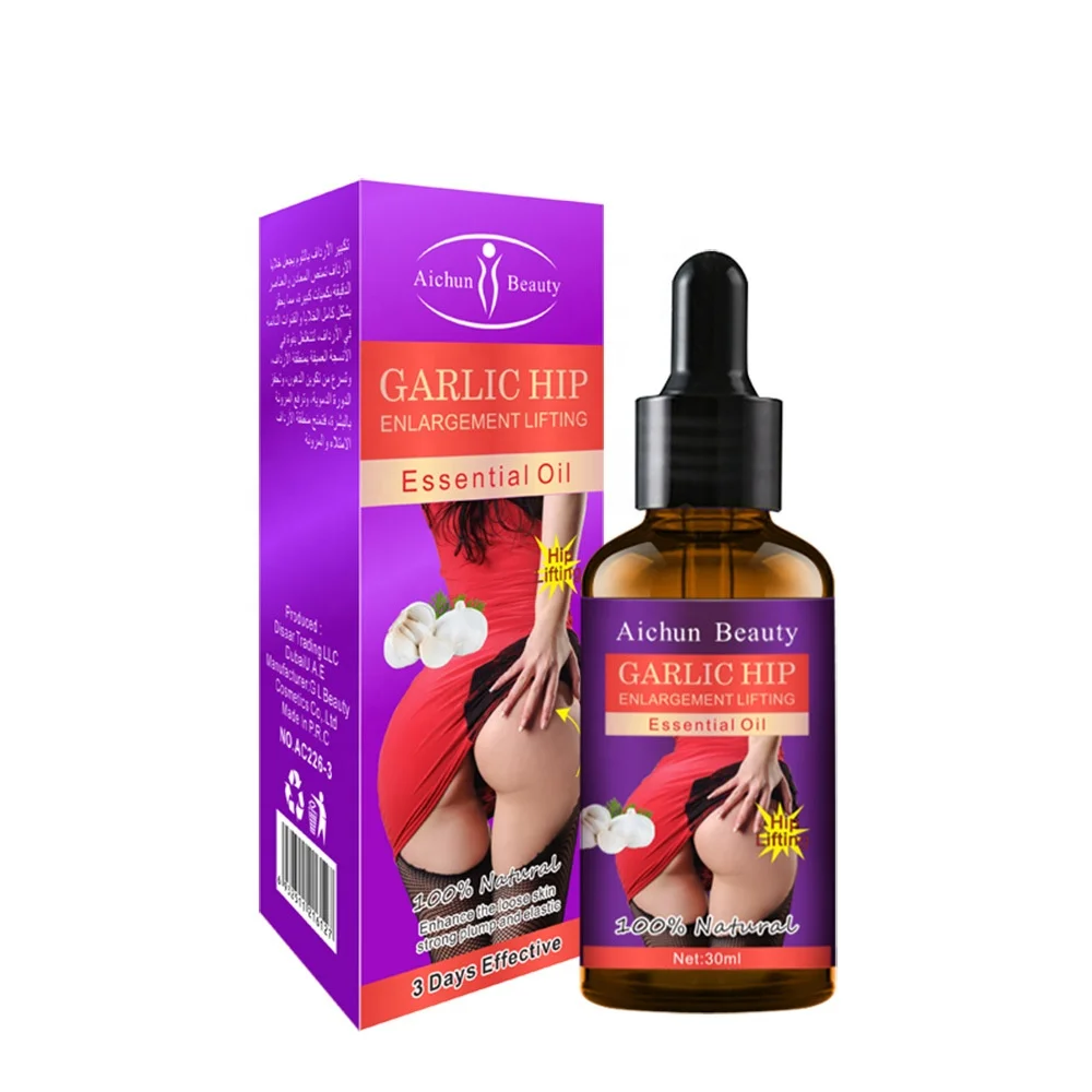 Butt Care Herbal Natural Organic Garlic Oil Hip Up Enlargement Essential Oil For Enlarge Buttocks