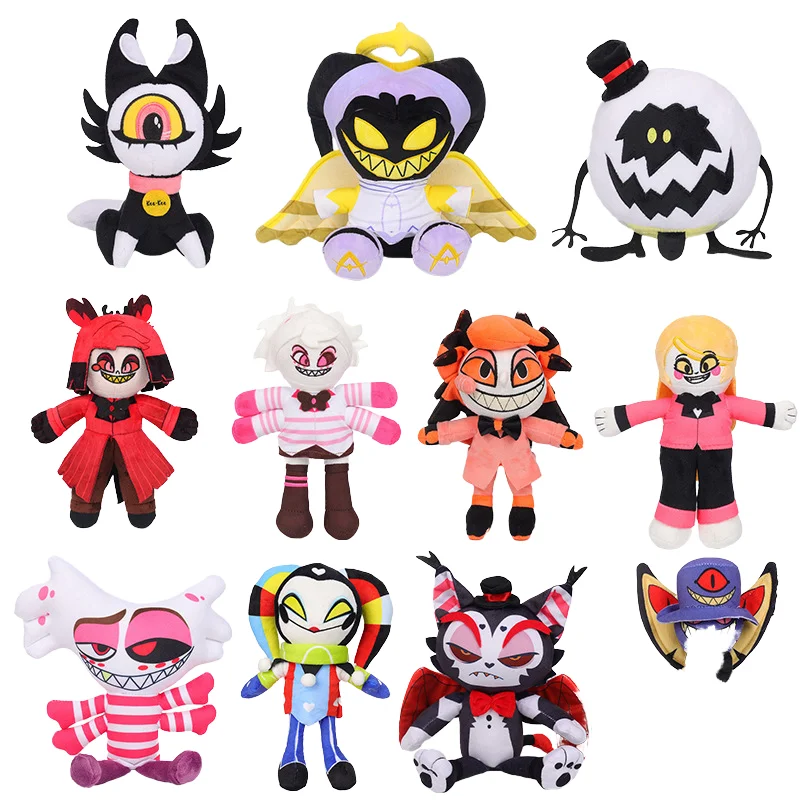 Фабричная оптовая продажа hazbin отель мягкая игрушка аластор экстремальный злой босс аниме адская гостиница плюшевые фигурки игрушки