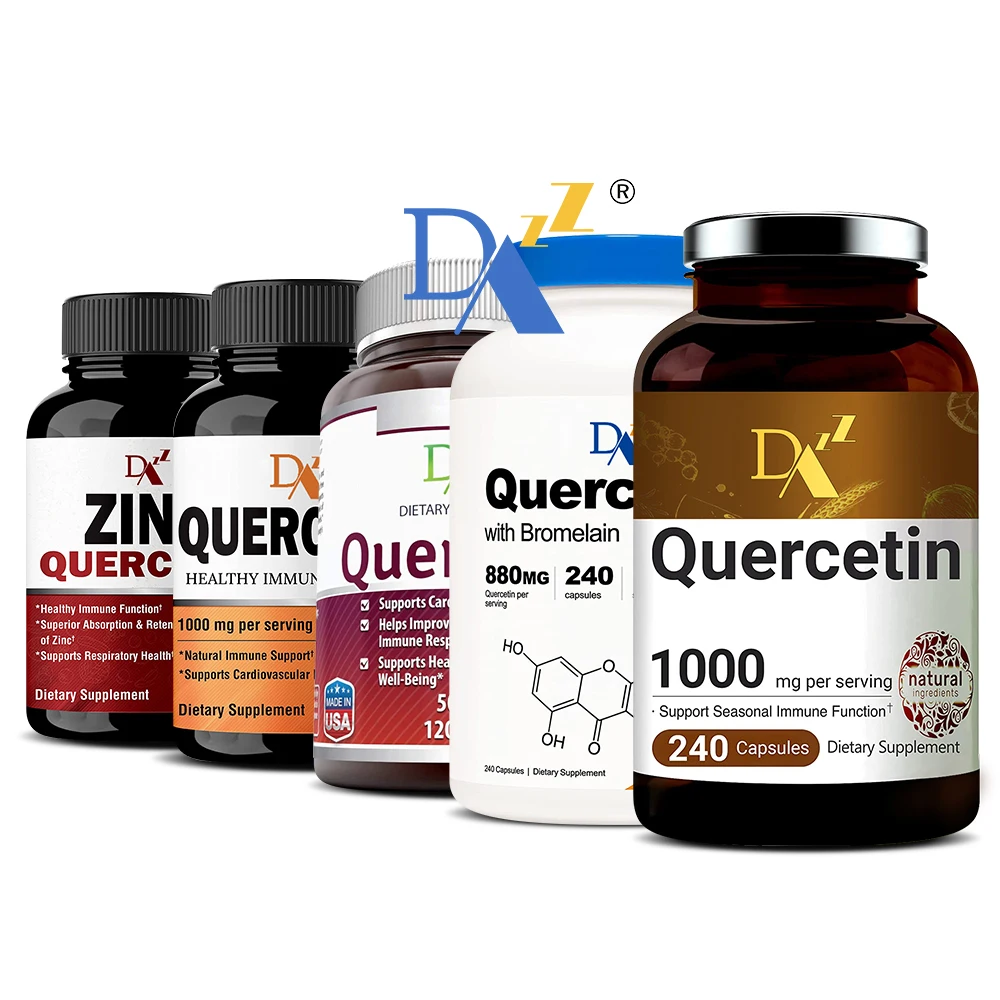 Quercetin Powder Zinc Capsules Dietary supplement Support seasonal lmmune function