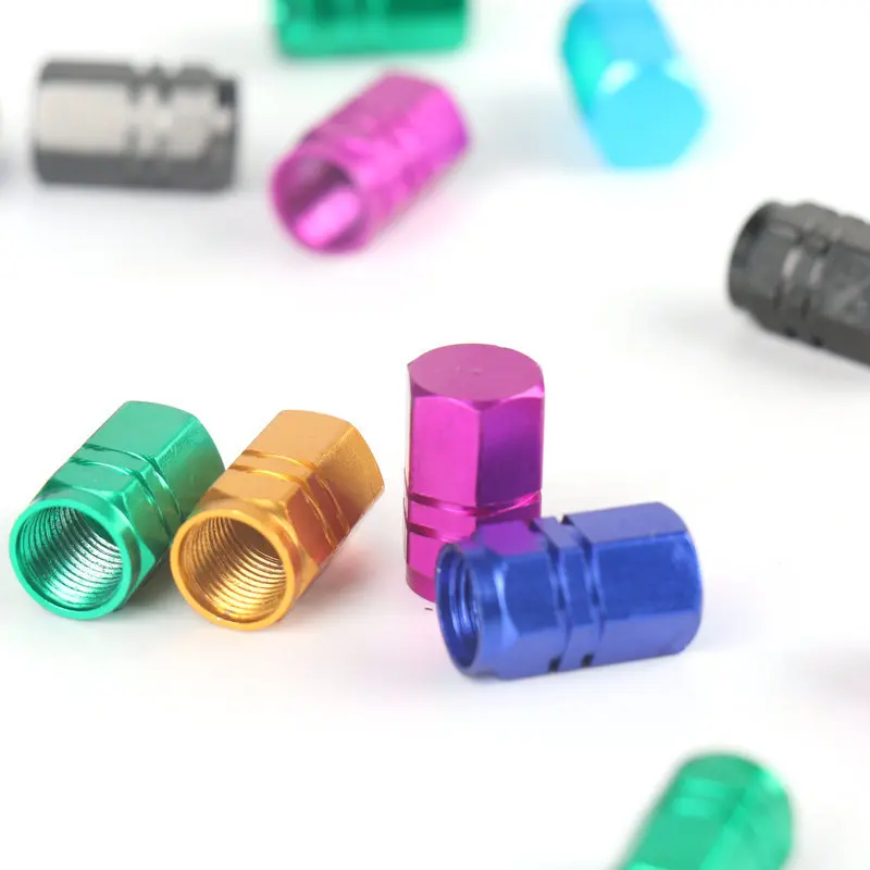 Custom Aluminum Tire Valve Cap Stem Caps