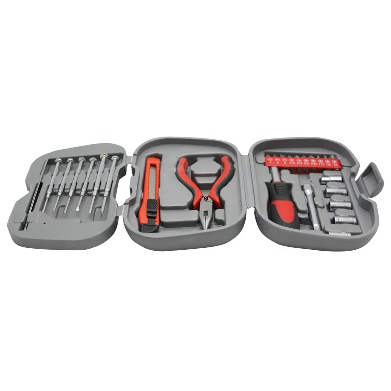 Excellent Fatigue Strength 27 Pcs Tol Set 3 Folded Tool Case CR-V Socket Pliers Herramient For Special Maintenance