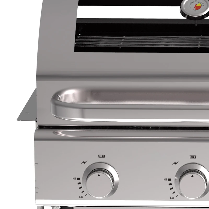 Sydney Series Commercial Outdoor Barbecue Homemade 3 Burner Built-in Gas Grill