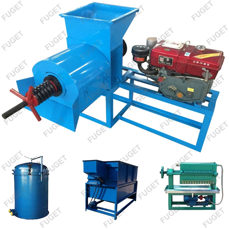 home use cheap small YL-130 red palm fruit oil press machinery mill production line palm oil pressing machine