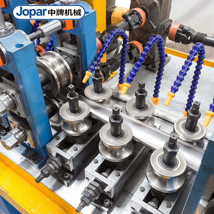 Api Steel Pipe Production Line Welded Thin Wall Carbon Steel Tube Making Machine Black Steel Tube Machinery