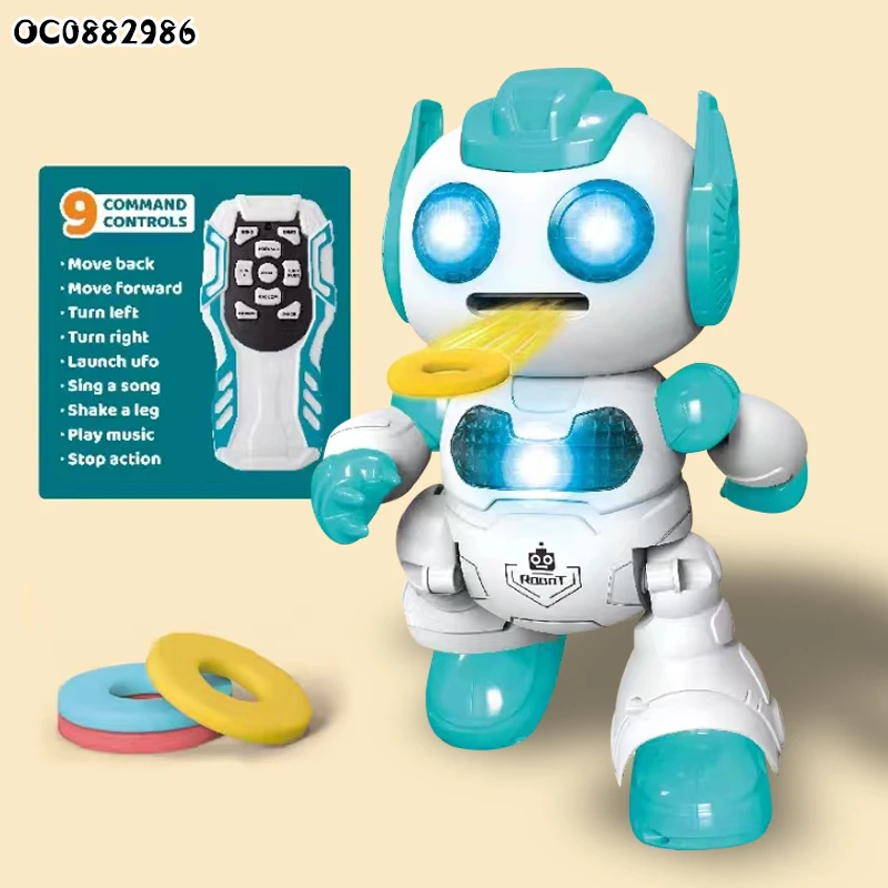 Запрограммированная стреляющая пуля Забавный умный радиоуправляемый робот с дистанционным управлением игрушка для детей