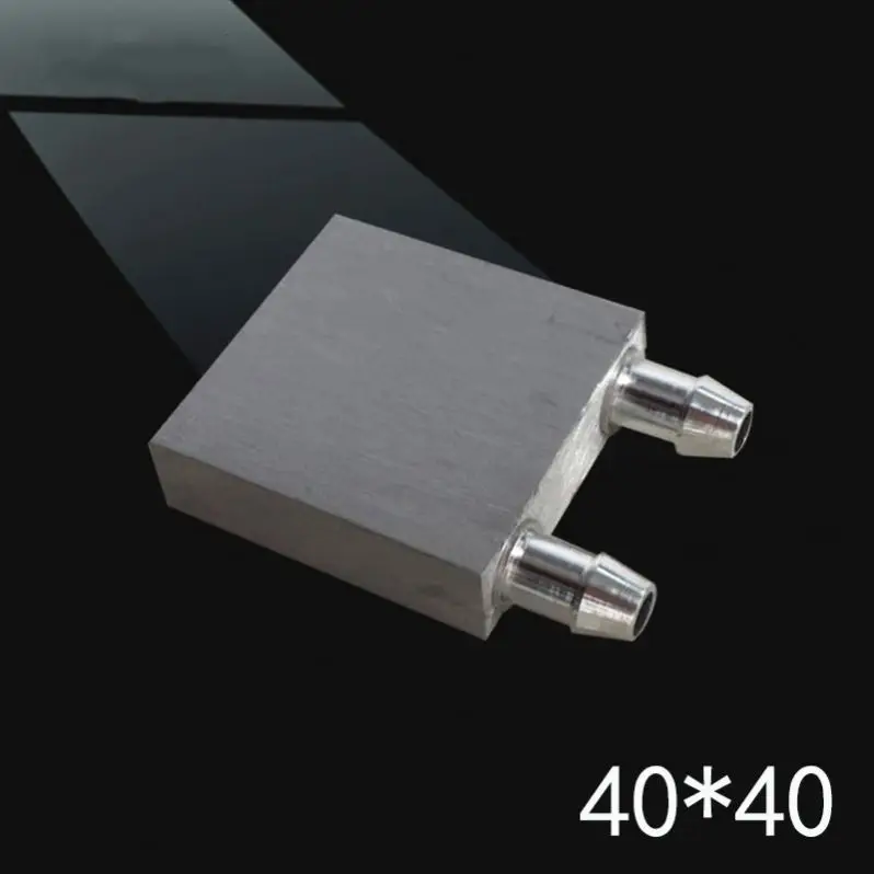 Aluminum Block Custom Water Cooling Block Plate 40*200mm Heatsink For Cpu Cooler