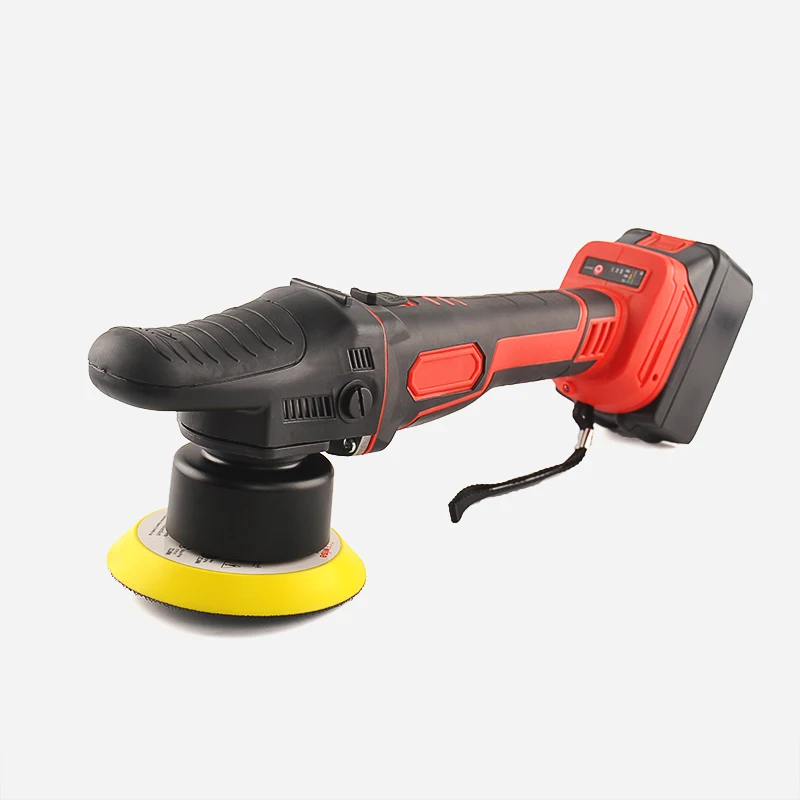 
High Quality 5 Inch 400W 20V Portable Dual Action Cordless Brushless Car Buffer Polisher With 4.0Ah Battery , 8mm Orbit  (1600115053151)