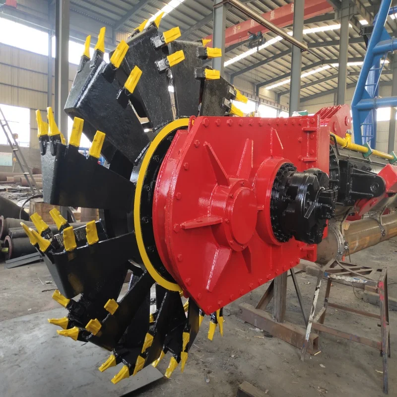 Yongsheng 12 Inch Bucket Wheel Dredger Dredging Equipment Mud Gravel Dredging Machine for Sale