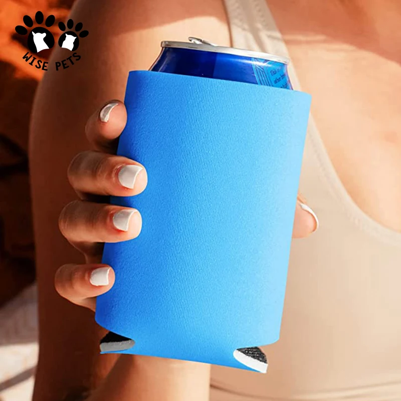Universal Neoprene Insulated Stubby Holder Event Wedding Party Washable Slap Wrap Slim Beer Cover Sleeve Can Coolers for 12 16oz