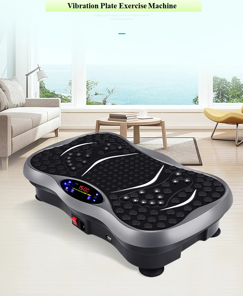 Тренажер для фитнеса, тонкая вибрационная машина, тренажер, платформа, формирователь тела с эспандерами