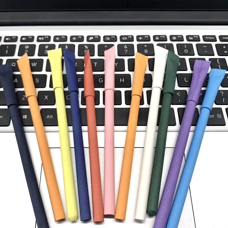 Degradable Kraft Paper Ballpoint Pen Promotional Eco-Friendly Ballpoint Pen