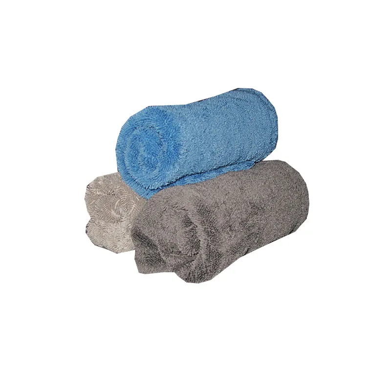 Wholesale Not Shed Hair Thickened Twisted Car Towels Microfiber Twisted Braid Cloth Absorbent Car Wash Towels