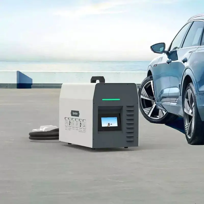 80A 125A Portable Charger 20KW 30KW DC EV Charging Station for Electric Car Charging Outdoor Charging