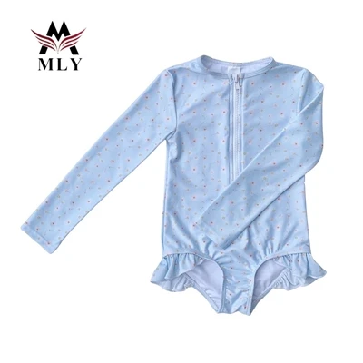 MLY Kids dresses swimsuits toddler custom logo girls swimwear