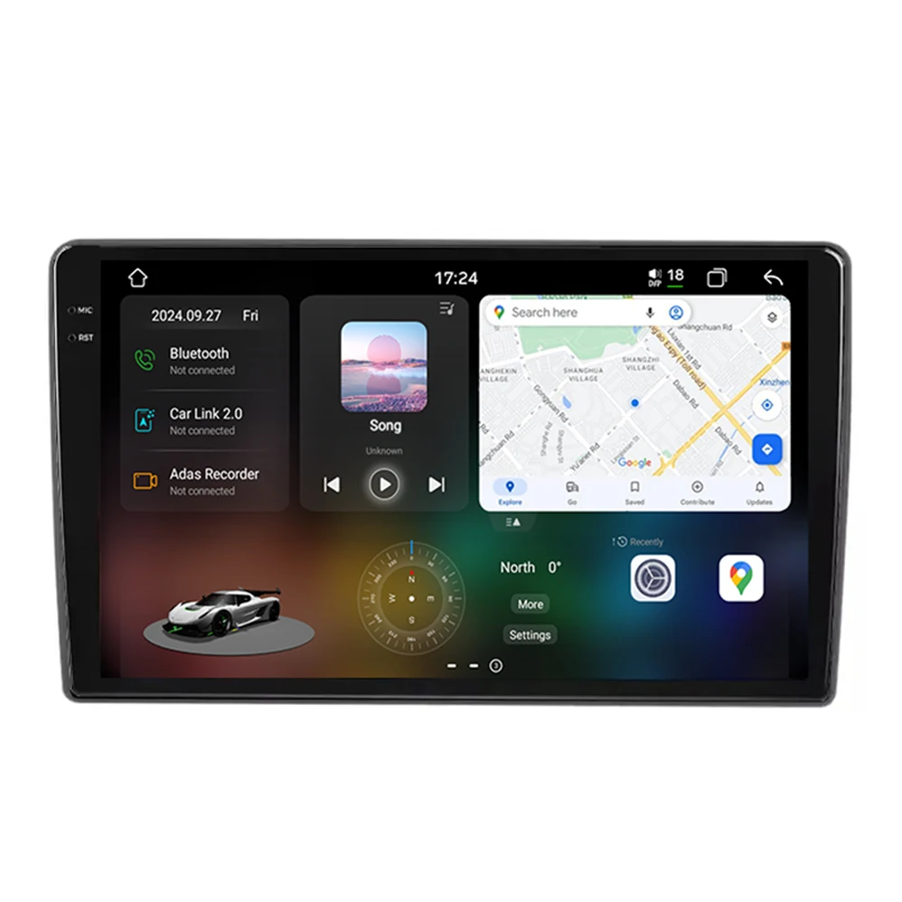 android auto radio For hyundai H1 2007-2015  GPS Navigation Carplay Bluetooth 2K Screen Multimedia stereo