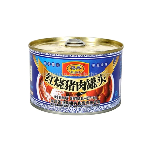 Wholesale products china chinese food pork luncheon meat canned sliced stewed pork