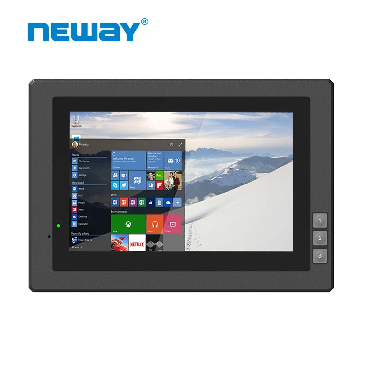 Support POE Wifi 7 inch Rugged PC Industrial Embedded Computer Tablet Win10