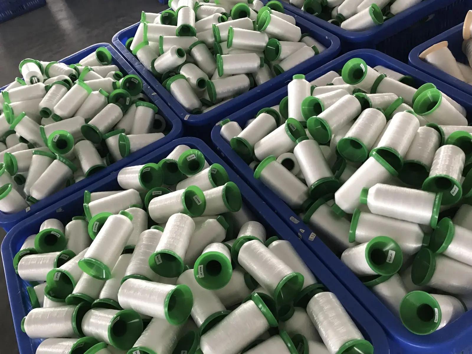 High elasticity white 0.12mm 0.14mm fine sewing thread