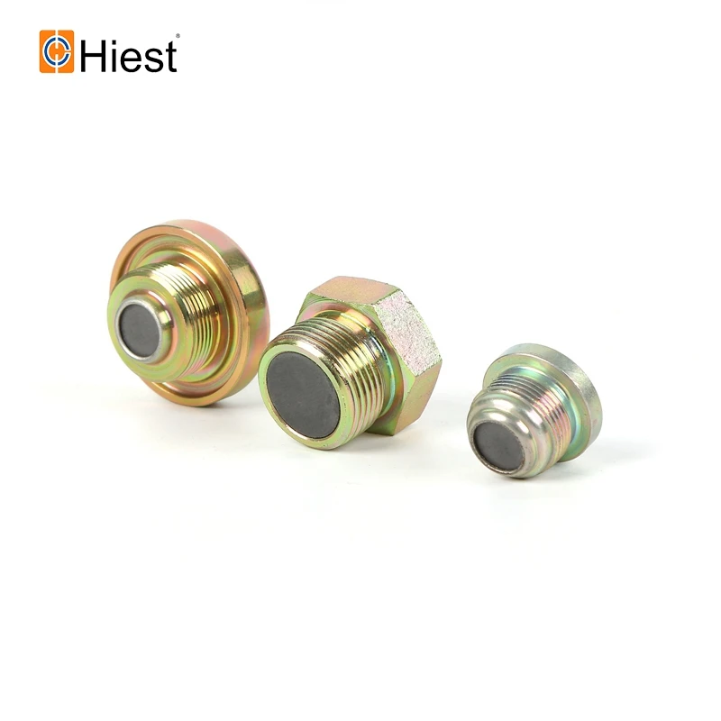 Heavy duty magnetic oil pan drain plug