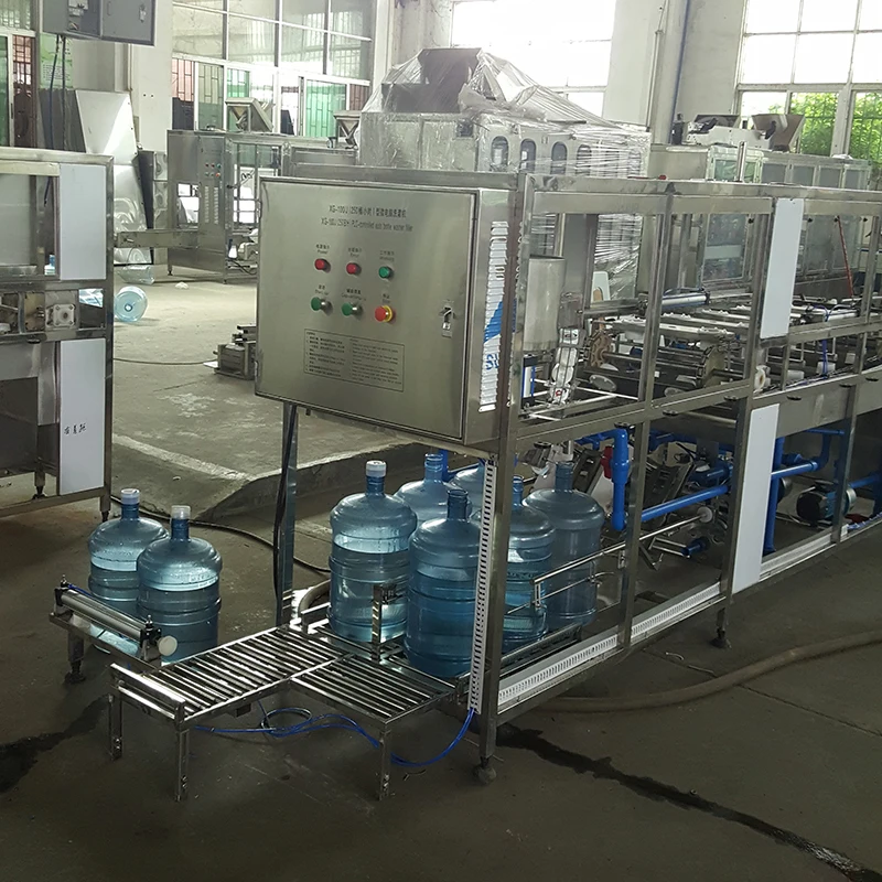 Complete Full Automatic 5 gallon water filling machine liquid filling machine production line for 10-20 litre