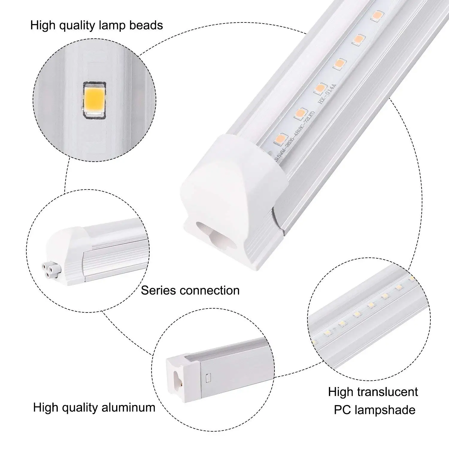 Horticulture Strip led Grow Lamp Weixinli T8 Plant Gow Lamp Greenhouse Plant Special on Plant Fill Light