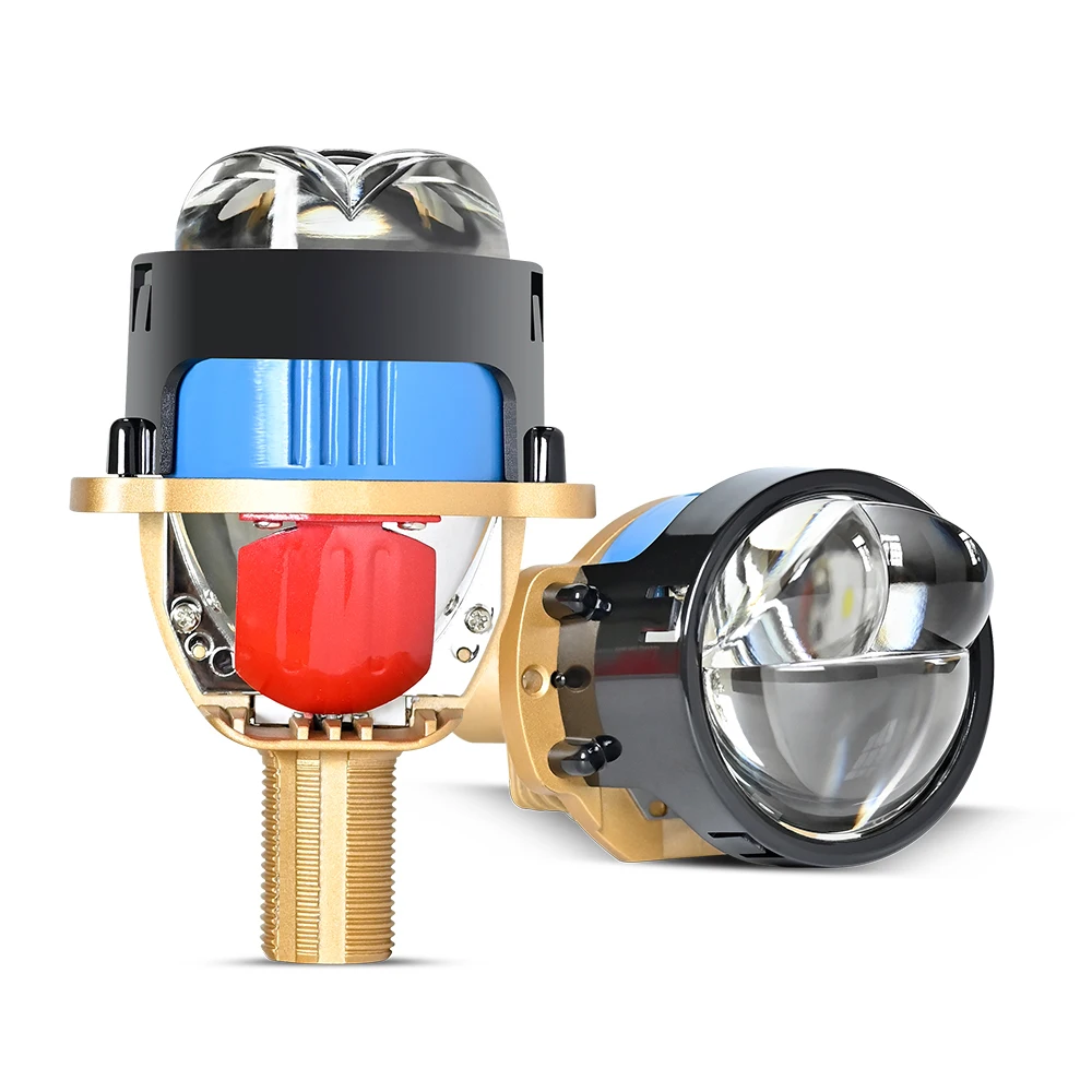 Xenplus Car Accessories 2025 Led Headlights 40w 65w 6000K 3.0inch Bi Led Projector Lens Car Laser Bulbs H4 H7 Led Lights For Car