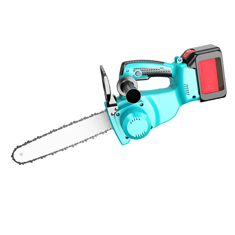 Портативная пила для обрезки древесины, 6 дюймов, беспроводные электрические компактные цепные пилы, мини-бензопилы со сменной направляющей