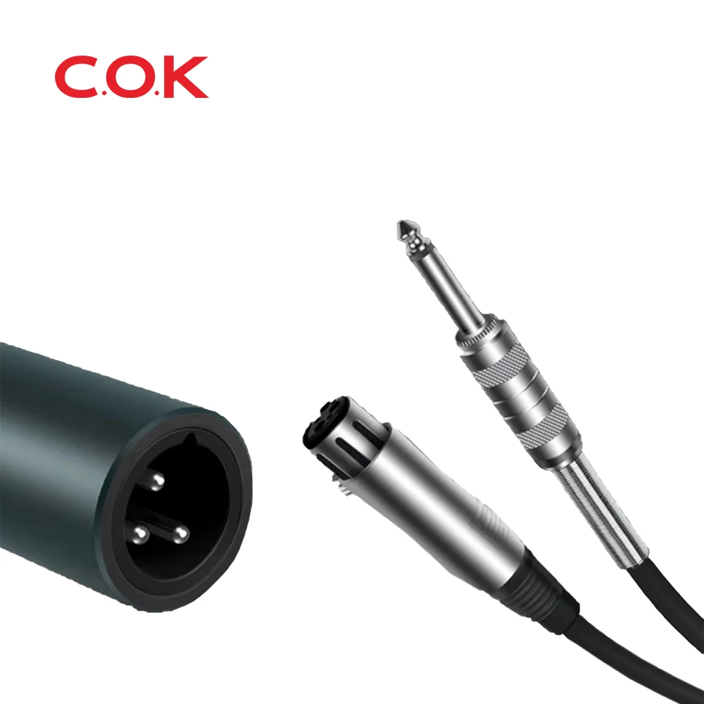 COK cheap plastic Wired cardioid Dynamic Microfone Handheld Vocal Microphone
